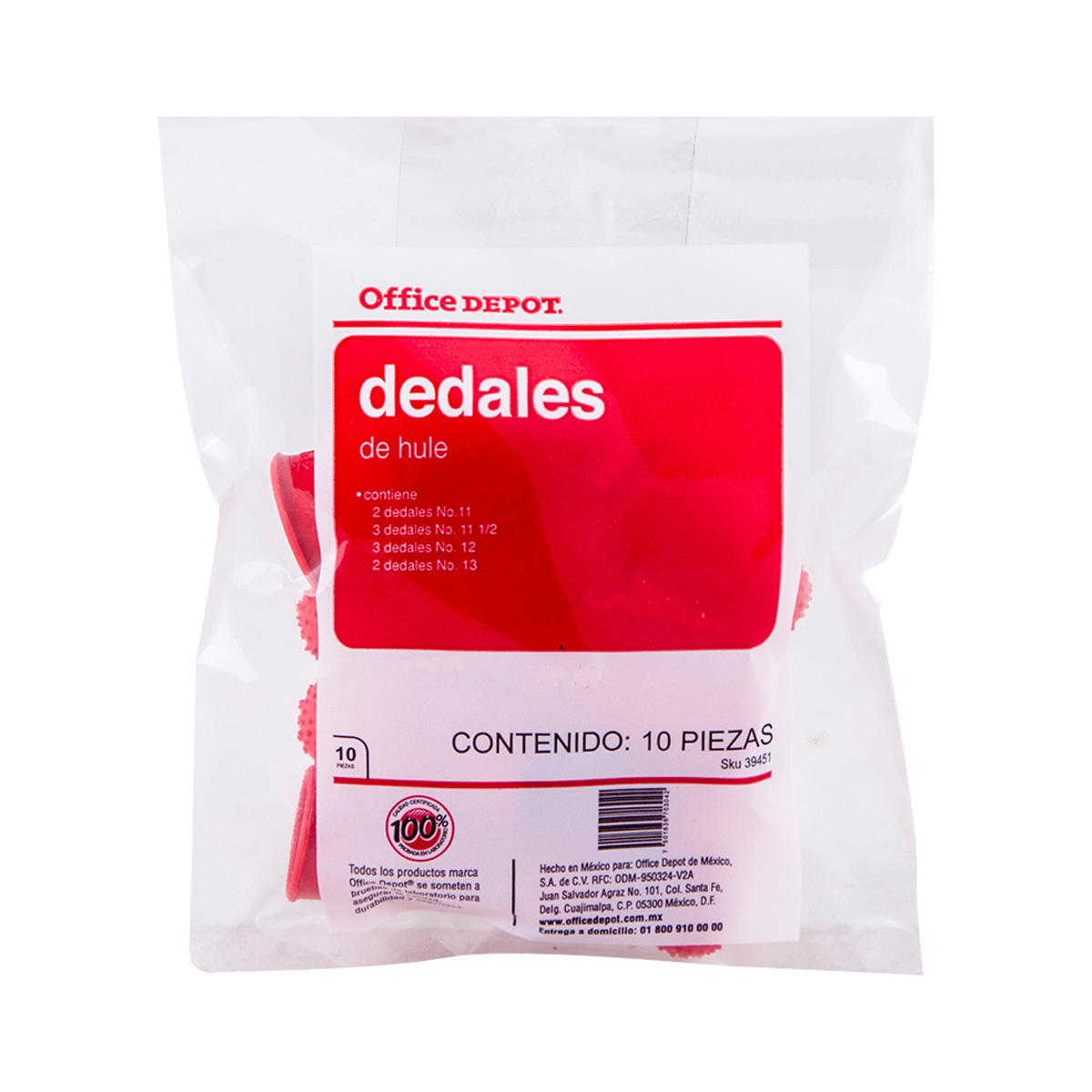 Bolsa De Dedales 10 Pzs – Office Items