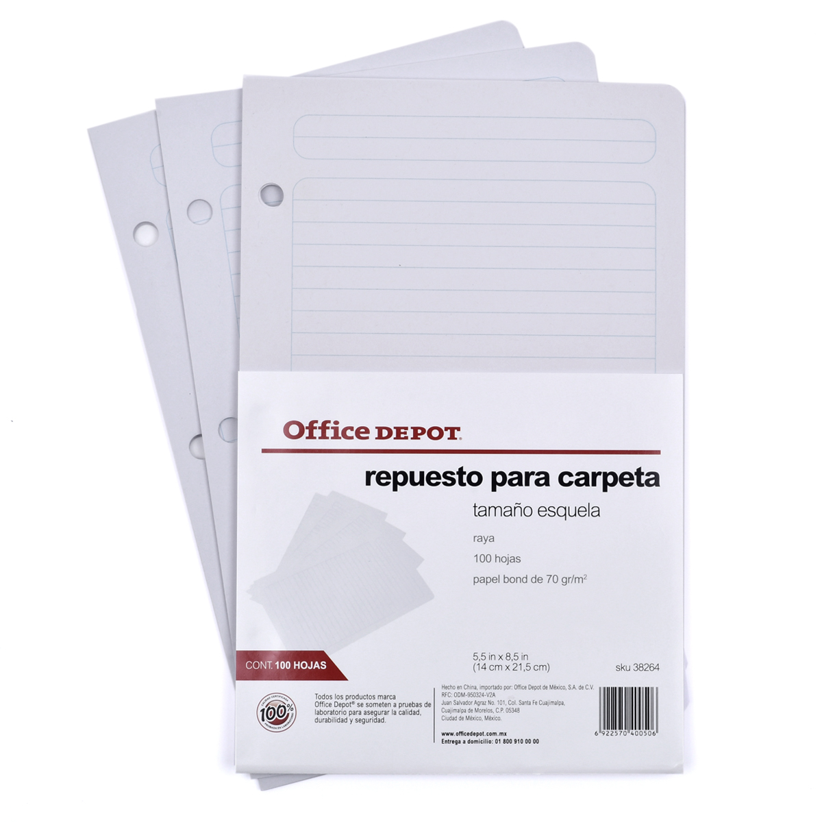 Hojas Para Carpeta – Office Items