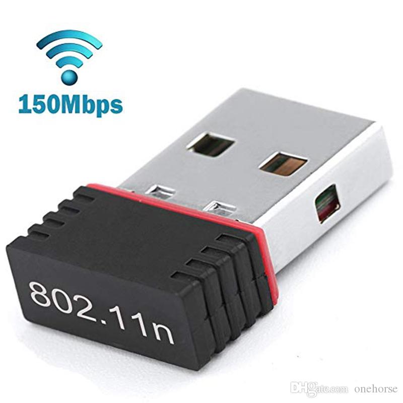 Tarjeta de red inalámbrica de 150 Mbps, controlador gratuito, Mini adaptador  WiFi USB para PC de escritorio WDOplteas Para estrenar